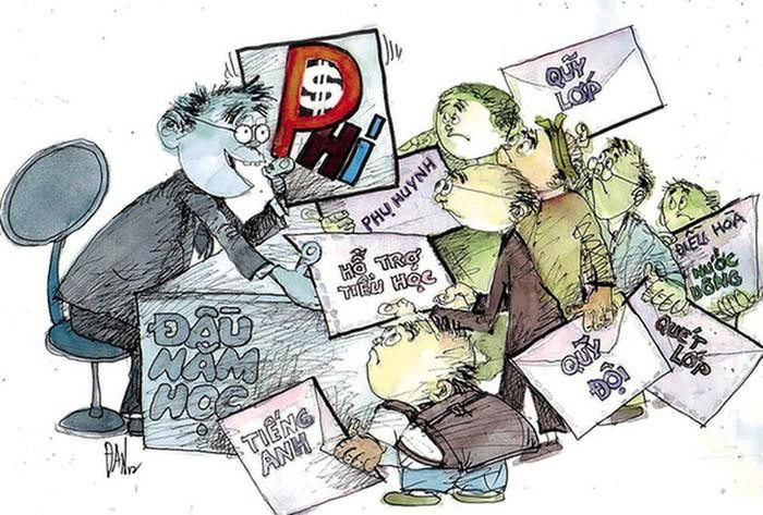 Phụ huynh bức xúc vì nhiều khoản thu vô lý đầu năm học mới núp dưới danh nghĩa Ban đại diện cha mẹ học sinh lớp đứng ra thu. Ảnh minh họa trên giaoduc.net.vn Phụ huynh bức xúc vì nhiều khoản thu vô lý đầu năm học mới núp dưới danh nghĩa Ban đại diện cha mẹ học sinh lớp đứng ra thu. Ảnh minh họa trên giaoduc.net.vn