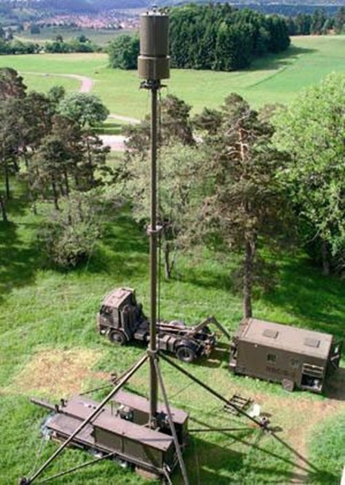 Vera-E, phiên bản cơ động trên xe của radar Tamara.