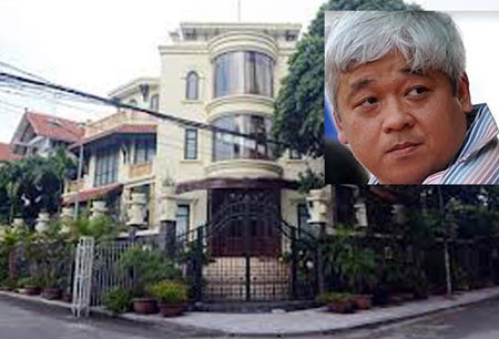 Bầu Kiên và căn biệt thự.