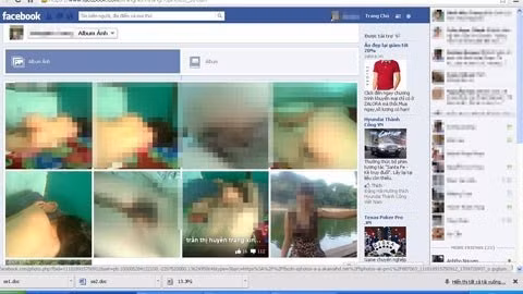 Hàng loạt bức ảnh tục tĩu của một cô gái được tung lên Facebook từ gần 1 tuần qua.