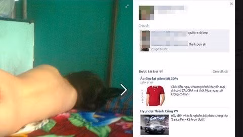 Bức ảnh ít tục tĩu nhất trong loạt ảnh sex của người con gái, được cho là của một cô giáo tương lai bị ai đó cố tình tung lên mạng.