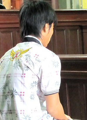 Bị cáo Manh tòa hôm nay.