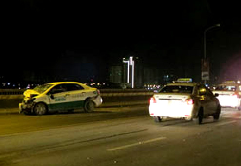 Hiện trường vụ tai nạn. Ảnh: Ái Phương. Hiện trường vụ tai nạn. Ảnh: Ái Phương.