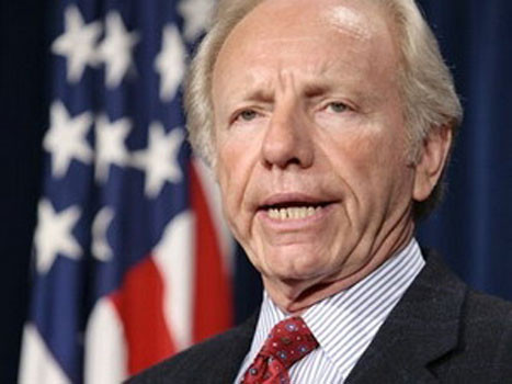 Thượng nghị sĩ Mỹ Joseph Lieberman (Ảnh: AP)