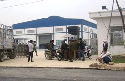 Công ty Hong - Fu Việt Nam nơi diễn ra vụ việc. (ảnh: Dân Việt).