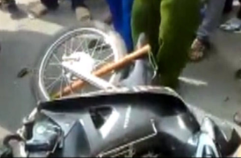 Đại tá Lê Văn Nghiêm khẳng định: "Đây là clip hoàn toàn bịa đặt nhằm bêu xấu lực lượng công an".