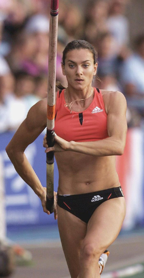 VĐV nhảy sào Nga, Yelena Isinbayeva. VĐV nhảy sào Nga, Yelena Isinbayeva.