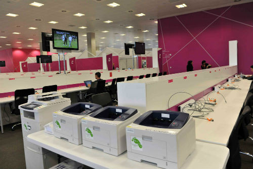 Khu vực để in tài liệu. Khu vực để in tài liệu.