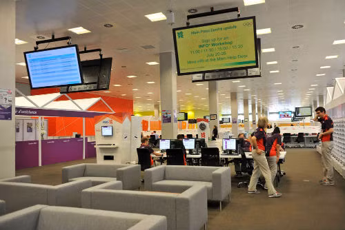 Khu vực tiếp khách, trò chuyện, phỏng vấn…