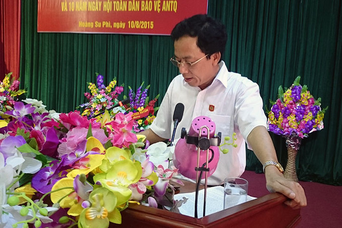 Ông Hoàng Hải Lý - Bí thư huyện Hoàng Su Phì (ảnh hoangsuphi.hagiang.gov.vn). Ông Hoàng Hải Lý - Bí thư huyện Hoàng Su Phì (ảnh hoangsuphi.hagiang.gov.vn).