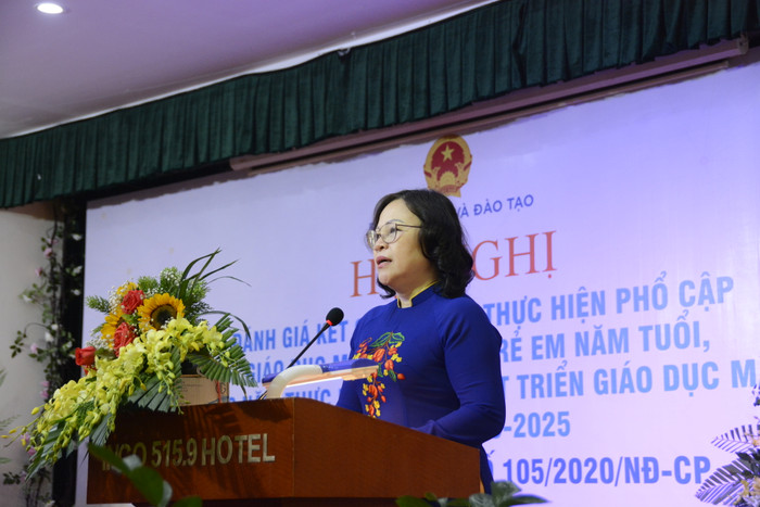 Thứ trưởng Ngô Thị Minh (ảnh: Bộ Giáo dục và Đào tạo)