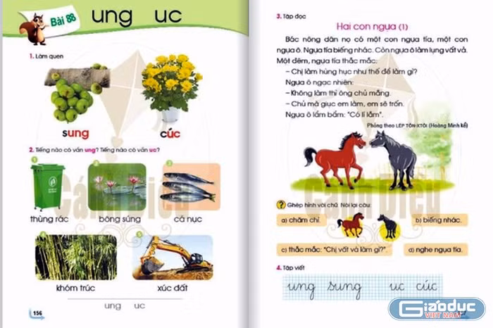 Phụ huynh cho rằng đây là bài học nhưng lại dạy học sinh cách nói dối, trốn việc. Ảnh: Tùng Dương