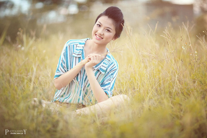 Dù sở hữu một vẻ đẹp khiến bao người phải mơ ước nhưng Huyền Thanh luôn giản dị, chan hóa với bạn bè