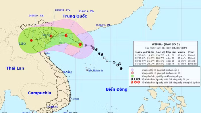 Bão số 3 được đánh giá là cơn bão có cường độ gió giật lên đến cấp 12 (ảnh Báo Thể thao Văn hóa).
