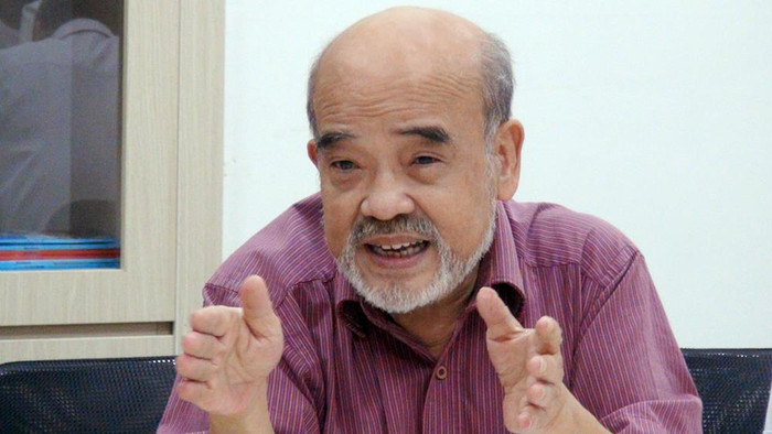 Giáo sư Đặng Hùng Võ, nguyên Thứ trưởng Bộ Tài nguyên và Môi trường (ảnh Tùng Dương).