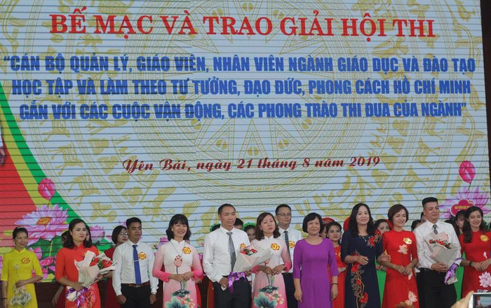 Tham gia Hội thi với mỗi cô thầy là một kỷ niệm đẹp (ảnh Trinh Phúc). Tham gia Hội thi với mỗi cô thầy là một kỷ niệm đẹp (ảnh Trinh Phúc).
