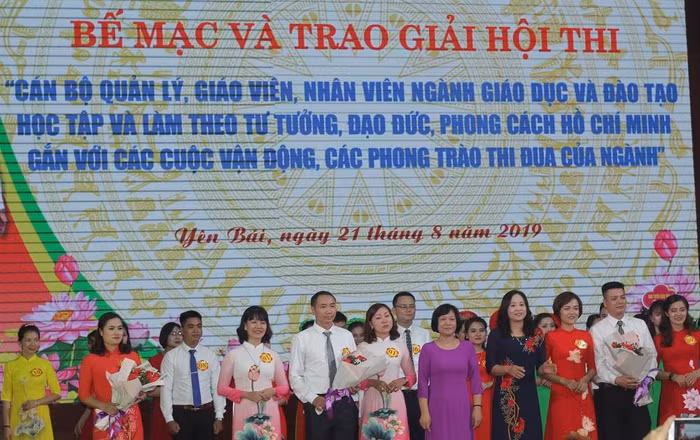 Tham gia Hội thi với mỗi cô thầy là một kỷ niệm đẹp (ảnh Trinh Phúc).