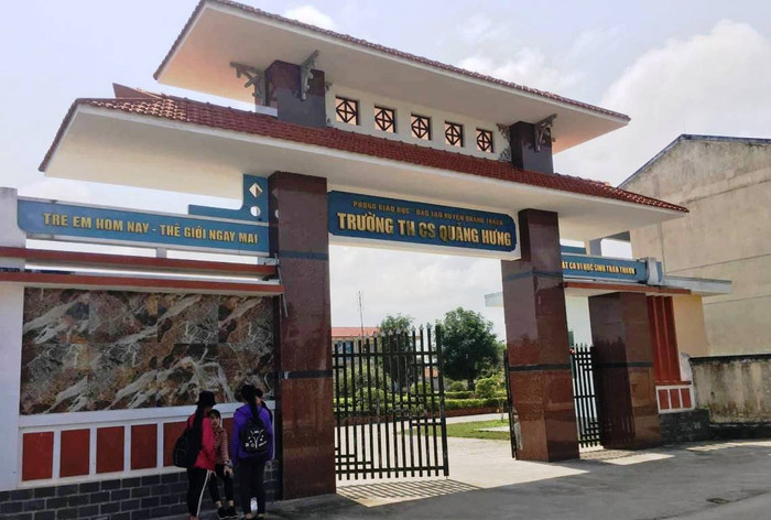 Phát hiện nhiều sai phạm trong quản lý, thu chi tài chính tại trường trung học cơ sở Quảng Hưng. Phát hiện nhiều sai phạm trong quản lý, thu chi tài chính tại trường trung học cơ sở Quảng Hưng.