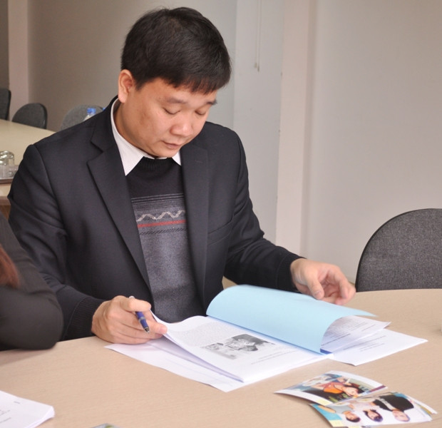 Nhà báo Nguyễn Tiến Bình - Tổng Biên tập Báo Giáo dục Việt Nam: Trưởng ban Nhà báo Nguyễn Tiến Bình - Tổng Biên tập Báo Giáo dục Việt Nam: Trưởng ban