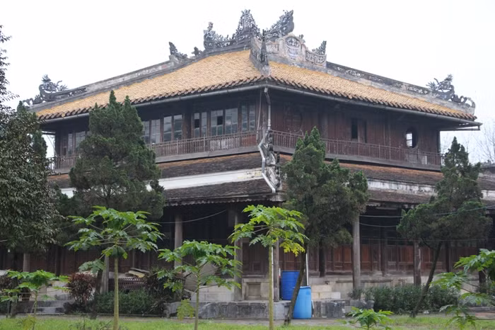 Di Luân Đường (Quốc Tử Giám) đã được trùng tư, sửa chửa lại. Ảnh: AN