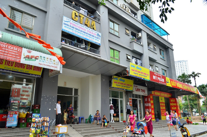 Tòa nhà CT4A - một trong 15 chung cư của ông Thản thực hiện không đầy đủ quy định của pháp luật về phòng cháy chữa cháy. Tòa nhà CT4A - một trong 15 chung cư của ông Thản thực hiện không đầy đủ quy định của pháp luật về phòng cháy chữa cháy.