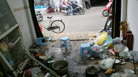 Soc voi pho gian bun thach sung o Ha Noi