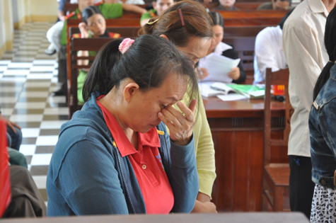 Các bị cáo tại phiên xử sơ thẩm Các bị cáo tại phiên xử sơ thẩm