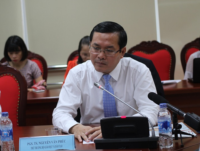 Theo Thứ trưởng Nguyễn Văn Phúc, sau 3 năm thực hiện Nghị quyết 77, các trường mở rộng tự chủ vấn đề liên quan đến đào tạo, hợp tác quốc tế, nghiên cứu khoa học. (Ảnh: Thùy Linh) Theo Thứ trưởng Nguyễn Văn Phúc, sau 3 năm thực hiện Nghị quyết 77, các trường mở rộng tự chủ vấn đề liên quan đến đào tạo, hợp tác quốc tế, nghiên cứu khoa học. (Ảnh: Thùy Linh)