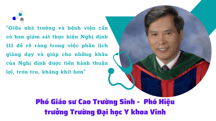 Phó Giáo sư Cao Trường Sinh có một số kiến nghị tháo gỡ những vướng mắc trong việc thực hiện Nghị định 111. Ảnh: Trần Lý Phó Giáo sư Cao Trường Sinh có một số kiến nghị tháo gỡ những vướng mắc trong việc thực hiện Nghị định 111. Ảnh: Trần Lý