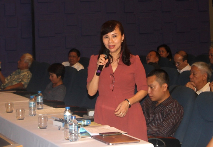 Bà Nguyễn Thị Kim Phụng, Vụ trưởng Vụ Giáo dục Đại học phát biểu tại buổi tọa đàm (ảnh Trinh Phúc). Bà Nguyễn Thị Kim Phụng, Vụ trưởng Vụ Giáo dục Đại học phát biểu tại buổi tọa đàm (ảnh Trinh Phúc).