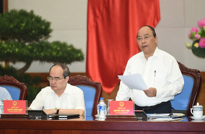 Thủ tướng Nguyễn Xuân Phúc phát biểu tại buổi làm việc - Ảnh: VGP/Quang Hiếu. Thủ tướng Nguyễn Xuân Phúc phát biểu tại buổi làm việc - Ảnh: VGP/Quang Hiếu.