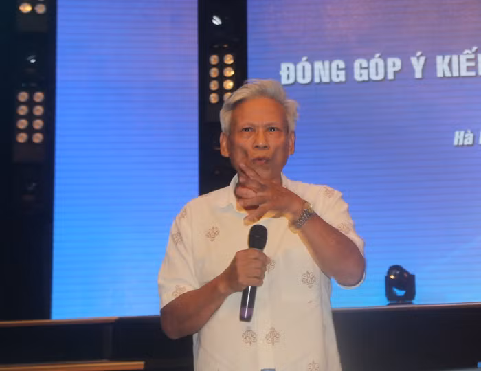 Tiến sĩ Mai Văn Tỉnh Phó trưởng Ban Nghiên cứu và Phân tích chính sách của Hiệp Hội các trường Đại học, Cao đẳng Việt Nam (ảnh Trinh Phúc).