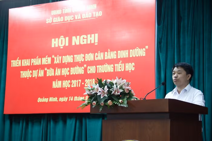 Ông Lê Văn Tuấn chuyên viên chính, Vụ Giáo dục Thể chất (ảnh Như Hải).