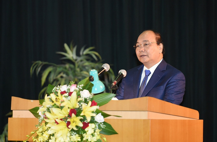 Thủ tướng Nguyễn Xuân Phúc phát biểu tại buổi lễ (ảnh VGP/Quang Hiếu). Thủ tướng Nguyễn Xuân Phúc phát biểu tại buổi lễ (ảnh VGP/Quang Hiếu).