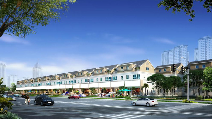 Một góc khu biệt thự Dragon Parc Một góc khu biệt thự Dragon Parc