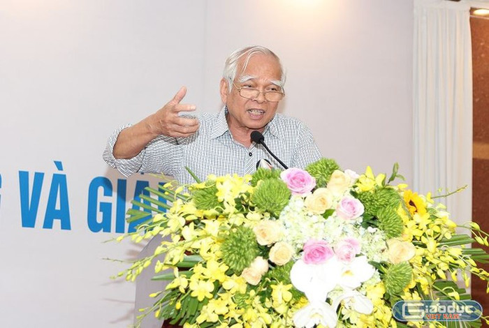 Tiến sĩ Nguyễn Văn Hòa, Chủ tịch hội đồng quản trị hệ thống trường chất lượng cao Nguyễn Bỉnh Khiêm (ảnh Trinh Phúc). Tiến sĩ Nguyễn Văn Hòa, Chủ tịch hội đồng quản trị hệ thống trường chất lượng cao Nguyễn Bỉnh Khiêm (ảnh Trinh Phúc).