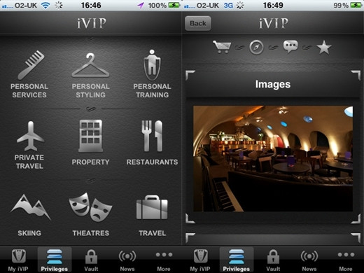 5. iVIP Black Giá bán: 999 USD (khoảng 21 triệu đồng) Độc chiêu hơn nữa là phần mềm có tên iVIP Black. Chúng mang âm hưởng sống thượng lưu, bởi muốn sử dụng chương trình thì bạn cần chứng minh được rằng mình đang sở hữu tài sản triệu đô. Sau đó, iVIP Black sẽ cung cấp cho bạn những địa điểm du lịch, nghỉ mát hay chăm sóc sức khỏe xứng tầm đại gia. Cùng với đó là khả năng hỗ trợ đặt vé máy bay, du thuyền, hòn đảo riêng biệt và nhiều thú vui tốn kém khác nữa. 5. iVIP Black Giá bán: 999 USD (khoảng 21 triệu đồng) Độc chiêu hơn nữa là phần mềm có tên iVIP Black. Chúng mang âm hưởng sống thượng lưu, bởi muốn sử dụng chương trình thì bạn cần chứng minh được rằng mình đang sở hữu tài sản triệu đô. Sau đó, iVIP Black sẽ cung cấp cho bạn những địa điểm du lịch, nghỉ mát hay chăm sóc sức khỏe xứng tầm đại gia. Cùng với đó là khả năng hỗ trợ đặt vé máy bay, du thuyền, hòn đảo riêng biệt và nhiều thú vui tốn kém khác nữa.