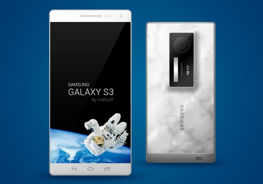 1. Thiết kế của Hafizoff Dựa trên nguyên mẫu Galaxy S II đương đại, tác giả Hafizoff giới thiệu chiếc Galaxy S III có thân máy mỏng đến kinh ngạc. Chú dế gây ấn tượng mạnh với bộ khung kim loại sành điệu, lớp vỏ bằng nhựa bóng bẩy và chắc chắn. Hơn nữa, màn hình cảm ứng 4.8 inch (độ phân giải 720p) được kéo dài tới 2 cạnh máy, tạo cảm giác mê hoặc ngay từ cái nhìn đầu tiên. 1. Thiết kế của Hafizoff Dựa trên nguyên mẫu Galaxy S II đương đại, tác giả Hafizoff giới thiệu chiếc Galaxy S III có thân máy mỏng đến kinh ngạc. Chú dế gây ấn tượng mạnh với bộ khung kim loại sành điệu, lớp vỏ bằng nhựa bóng bẩy và chắc chắn. Hơn nữa, màn hình cảm ứng 4.8 inch (độ phân giải 720p) được kéo dài tới 2 cạnh máy, tạo cảm giác mê hoặc ngay từ cái nhìn đầu tiên.
