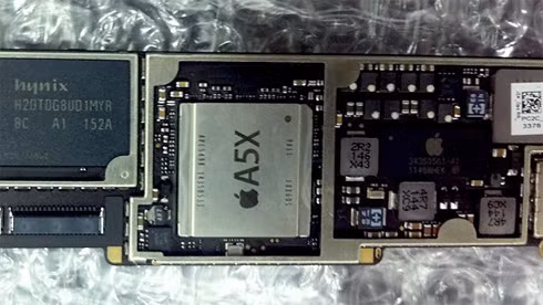 Sản phẩm sử dụng chip lõi kép A5X, được cho là tương đương A5 (trên iPhone 4S, iPad 2) và chỉ khác ở chip đồ họa bên trong (nhanh hơn 2 lần). Các đối thủ chạy Android như Asus Transfomer Prime, Huawei MediaPad 10.1... đều được trang bị vi xử lý bốn nhân.