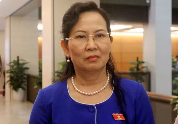 Bà Lê Thị Thủy, Phó Chủ nhiệm Ủy ban Kiểm tra Trung ương, Đại biểu Quốc hội tỉnh Hải Dương (ảnh nguồn dangcongsan.vn).