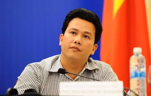 Chủ tịch tỉnh Hà Tĩnh - ông Đặng Quốc Khánh (ảnh nguon vietnamnet).