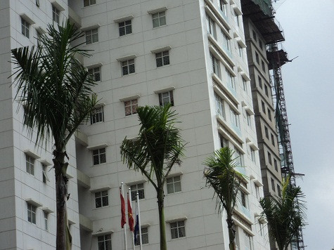 Rời từ tầng 8 của tòa nhà Licogi 13, ông lão đã tử vong ngay tại chỗ