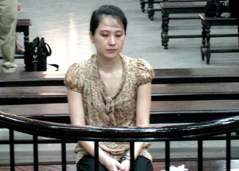 Nguyễn Thị Vân Hương tại phiên tòa