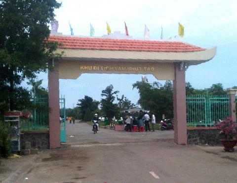 Khu di tích lịch sử Vàm Nhựt Tảo. Ảnh: Báo NLD Khu di tích lịch sử Vàm Nhựt Tảo. Ảnh: Báo NLD