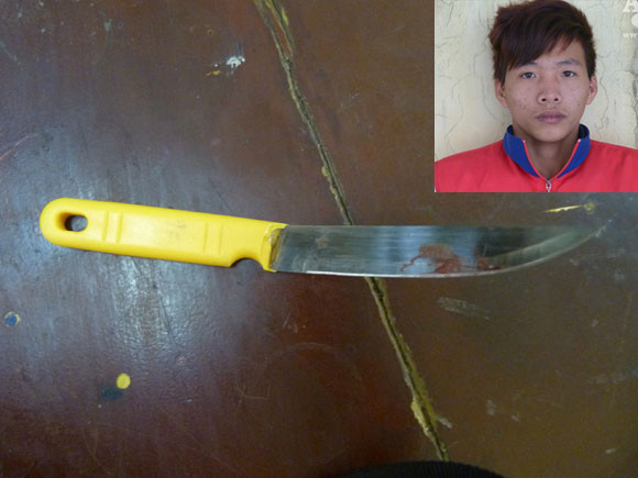 Đối tượng Nguyễn Văn Nam bị bắt chỉ vài giờ sau khi gây án Đối tượng Nguyễn Văn Nam bị bắt chỉ vài giờ sau khi gây án