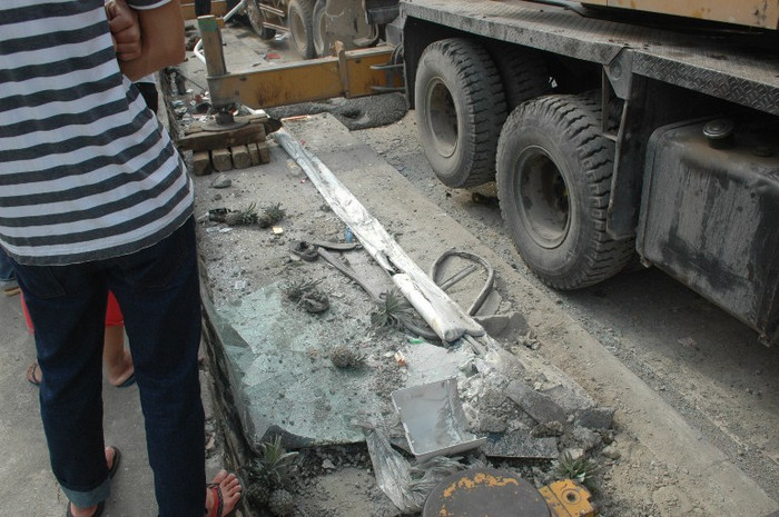 Hiện trường vụ tai nạn. Hiện trường vụ tai nạn.