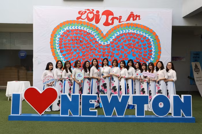 Thế hệ giáo viên trẻ của trường Newton hôm nay (ảnh do nhà trường cung cấp).