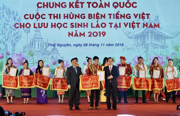 Chung kết Cuộc thi “Hùng biện tiếng Việt cho lưu học sinh Lào tại Việt Nam” 2019