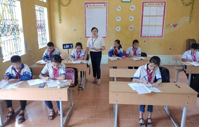 Một giáo viên mới ra trường có sẵn tình yêu nghề, lòng nhiệt tình, chịu khó chịu khổ từ nhỏ nên cô Minh luôn hoàn thành tốt và hoàn thành xuất sắc mọi nhiệm vụ được giao. (Ảnh nhân vật cung cấp)