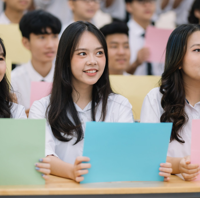 Bài luận là yếu tố giúp Chi làm rõ được màu sắc cá nhân của mình. Ảnh: NVCC Bài luận là yếu tố giúp Chi làm rõ được màu sắc cá nhân của mình. Ảnh: NVCC